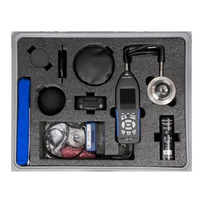 audiometric calibration system including 831c, 831c-aud, amc493c, aec201-a, 377a15 1 in. microphone, adp008a, cal250, ccs055 case and related accessories